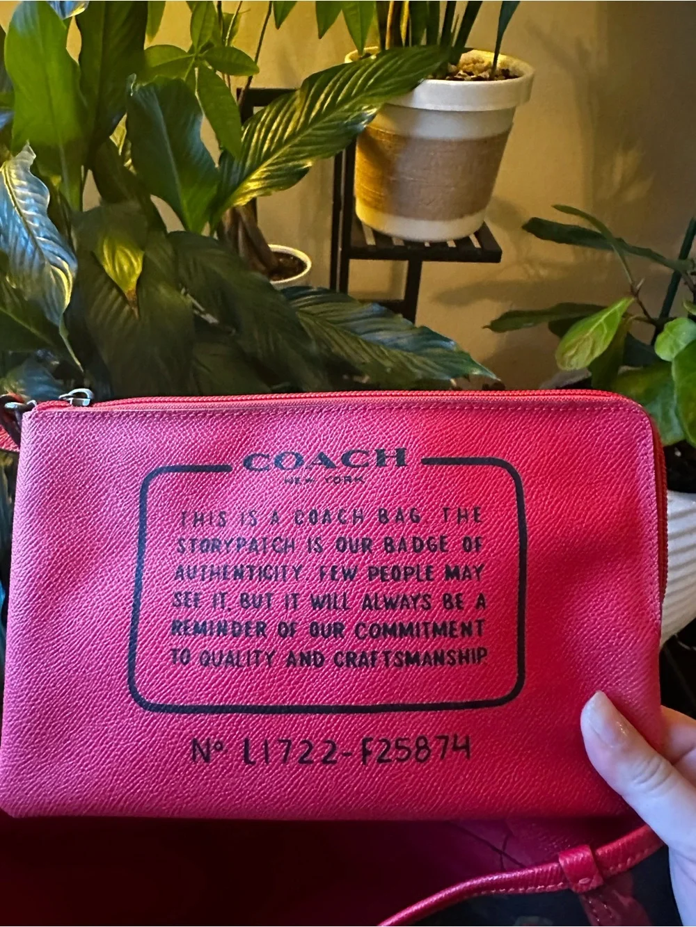 Reversible Coach floral Tote with red Rose Floral Print